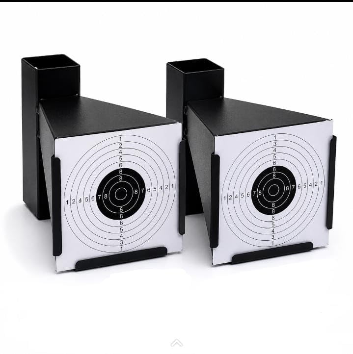 Stainless Steel Metal AirRifle Shooting Training Target Pellet Catch Box Pack of 2(Without Target Sheet)-picture-31