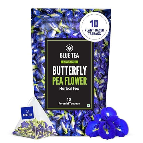BLUE TEA - Butterfly Pea Flower Tea - 10 Count