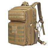 1 versteckte Diebstahlsicherungstasche mit Reißverschluss und magischem Aufkleber auf der Rückseite für Ihre wertvollen Sachen. Das Molle-Gurtband in der gesamten Tasche kann zusätzliche Beutel oder Outdoor-Ausrüstung anbringen.