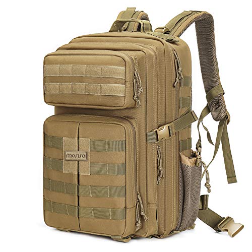 MOSISO Mochila Táctica 1000D Poliéster 30L 2 Capas Molle Grande Bolsa Daypack Bolso