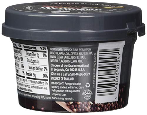 Chicken Of The Sea Infusions Tuna, Cracked Black Pepper, 2.8 Oz. Cup (Pack Of 2) #TOP22