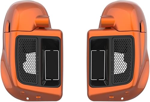 Miniatura 63 de Moto Onfire River Rock Gray (brillante) carenados inferiores aptos para H-D Touring Street Road King Glide FLTR 2014-2023, kits de calentadores