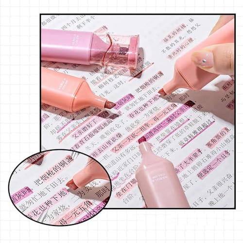 DASHENRAN Glitter Highlighter Pen and Markers, 4 PCS Multifunctional Flash Pens for Sparkling Note Taking Diary, Smooth Writing (Green) - Thumbnail 5