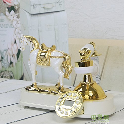 Téléphone fixe au style antique pour une maison sans ondes