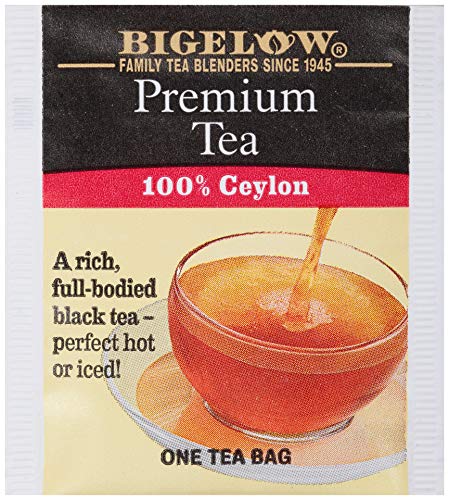 Bigelow 100 Count Premium Blend Black Tea (Case Of 10), Contains 1,000 Total Individually Wrapped Tea Bags, Full Caffeine #TOP3