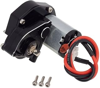 C32278BLACK Alloy Machined Main Gearbox w/Motor Set for Axial SCX24