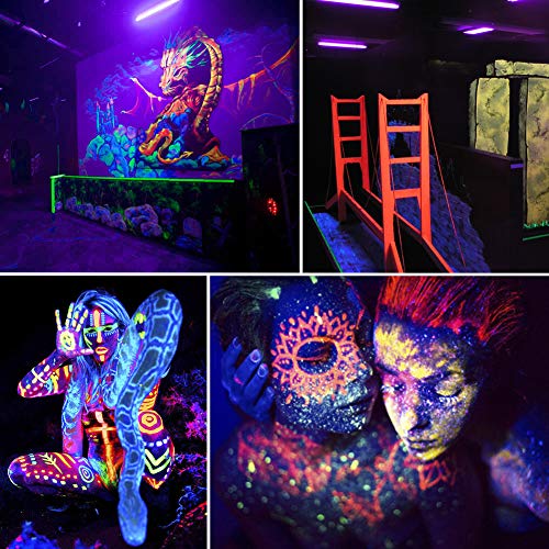 Lumière noire UV pour illuminer une affiche fluorescente en soirée - 6