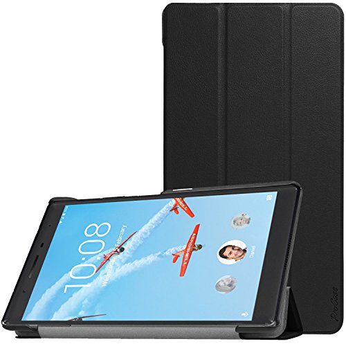 ProCase Lenovo Tab 7 Case, Slim Stand Hard Shell Case Protective Cover for 2017 Lenovo Tab 7 Android Tablet ZA360022US -Black