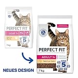 PERFECT FIT Adult 1+ Trockenfutter für Katzen 7 kg Huhn