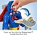 Fisher-Price Imaginext DC Super Friends Superman Toy Insider & Exo Suit 12-Inch Robot with Lights & Sounds for Kids Ages 3+ Years