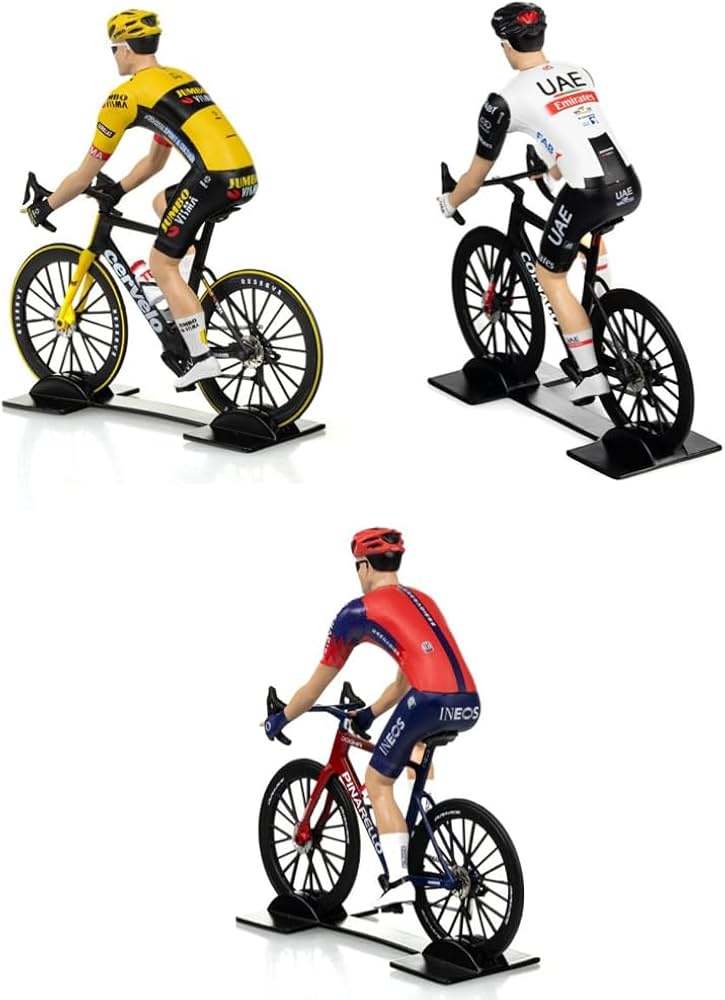 Figurine Vintage Cycliste Tour De France En Aluminium (N°9) - Fabrication Française