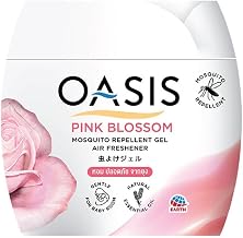 Earth Oasis Natural Air Freshener Gel with Lavender Oil - Pink Blossom (Floral),180g | Long-Lasting Room Freshener for Home, Bathroom, Office, Baby Room and Car| Non-Spray