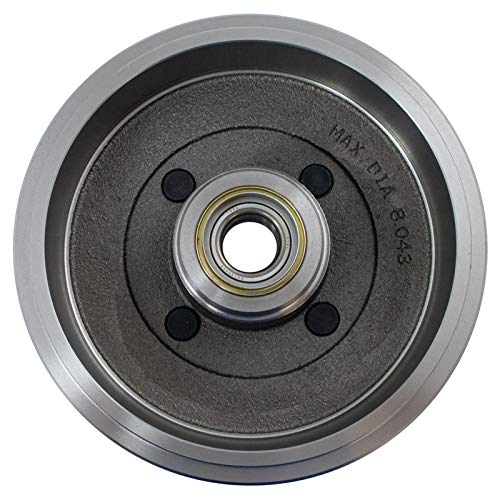 Trq Rear Brake Drum Pair Set For 2000-2008 Ford Focus #TOP3