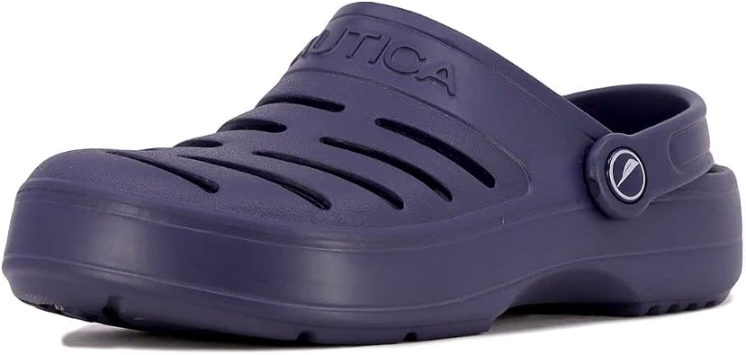 Amazon.com: Nautica Zuecos para mujer, sandalias deportivas deportivas,  zapatos de agua sin cordones con correa trasera ajustable, zapatos  deportivos de playa, borde de río : Ropa, Zapatos y Joyería