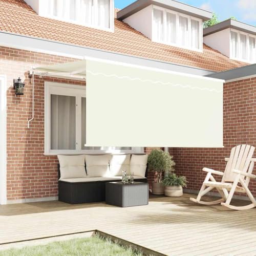 Store rétractable électrique 300x200cm crème en aluminium pour terrasse - 4
