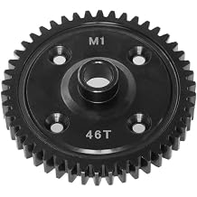 Steel M1 46T Spur Gear Big Gear Main Gear RC Upgraded Parts for TRAXXAS 1/8 4WD Sledge Monster TRUCK-95076-4 RC Car