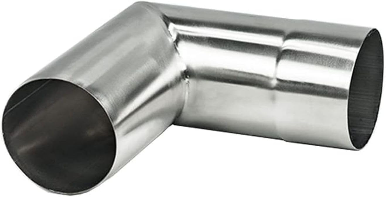 Stove Pipe Elbow 2.36in for Wood Stove 90 Degree Stainless Steel Wood Stove Pipe Chimney Exhaust Pipe Tent Stove Chimney for Outdoor Camping