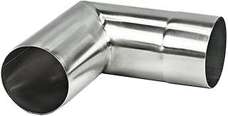 Stove Pipe 2.36in for Wood Stove 90 Degree Stainless Steel Wood Stove Pipe Chimney Exhaust Pipe Tent Stove Chimney for Outdoor Camping