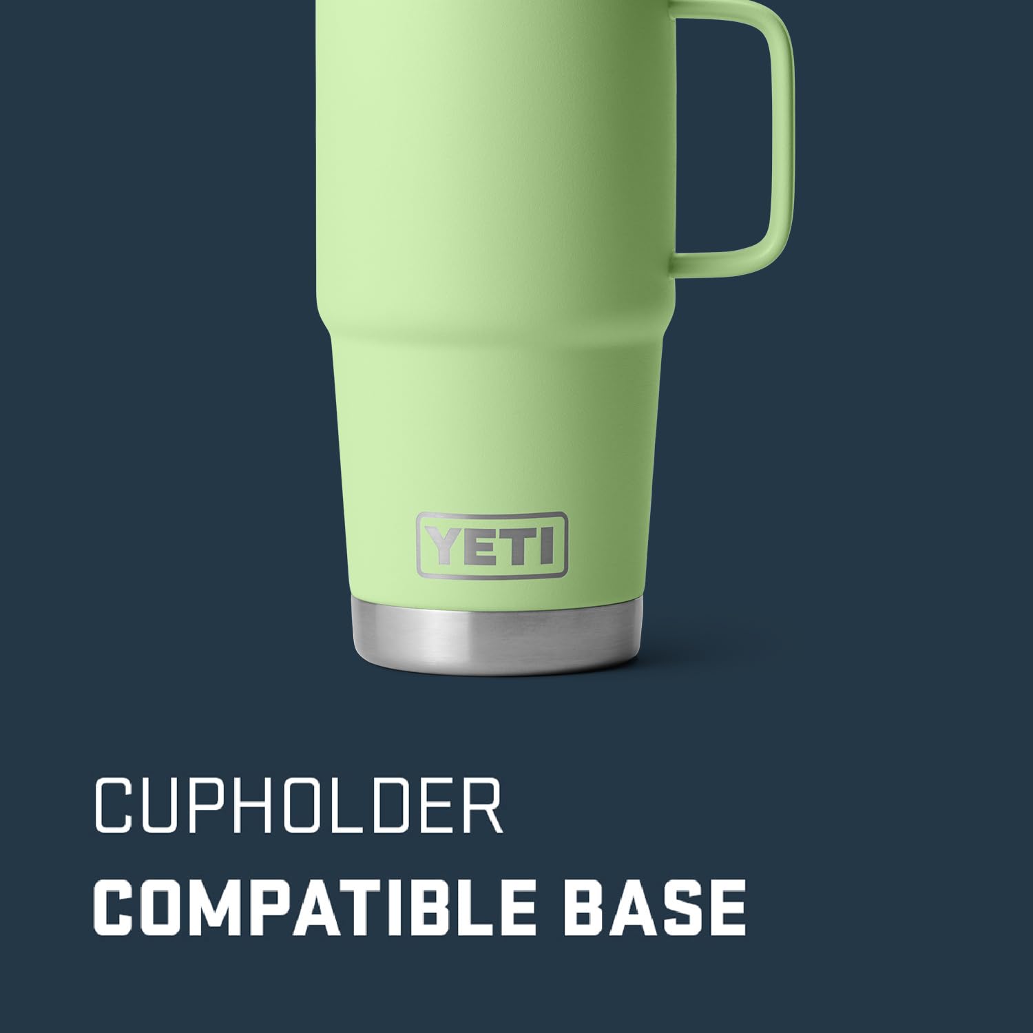 YETI Rambler 20 oz Travel Mug, Stainless Steel, Vacuum Insulated
