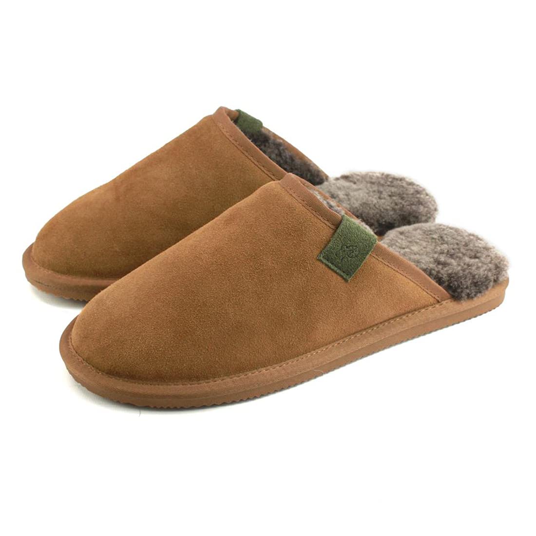 Lambland Men's Luxury Sheepskin Mule Slippers