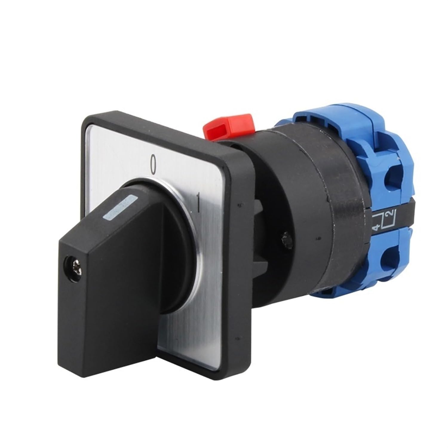 22mm Off-ON 20A 220V Single Hole Universal Power Supply Cut Off Emergency Stop Start 2 Positions 1 Pole YMW26-20/1 LW26 LW28