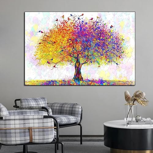 Image art mural arbre de fortune pour decoration interieur salon - 2