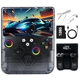 PandoraGame R60MAX Retro Handheld Gaming Console, 6.0-Inch HD IPS Screen, 6000mAh Battery, 40000+ Classic Games Pre-Installed, Save/Load State, Linux OS, Gift for Gamers (Gray)
