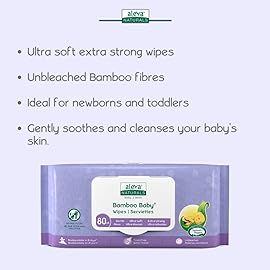 Aleva Naturals Bamboo Baby Wipes - 480 ct