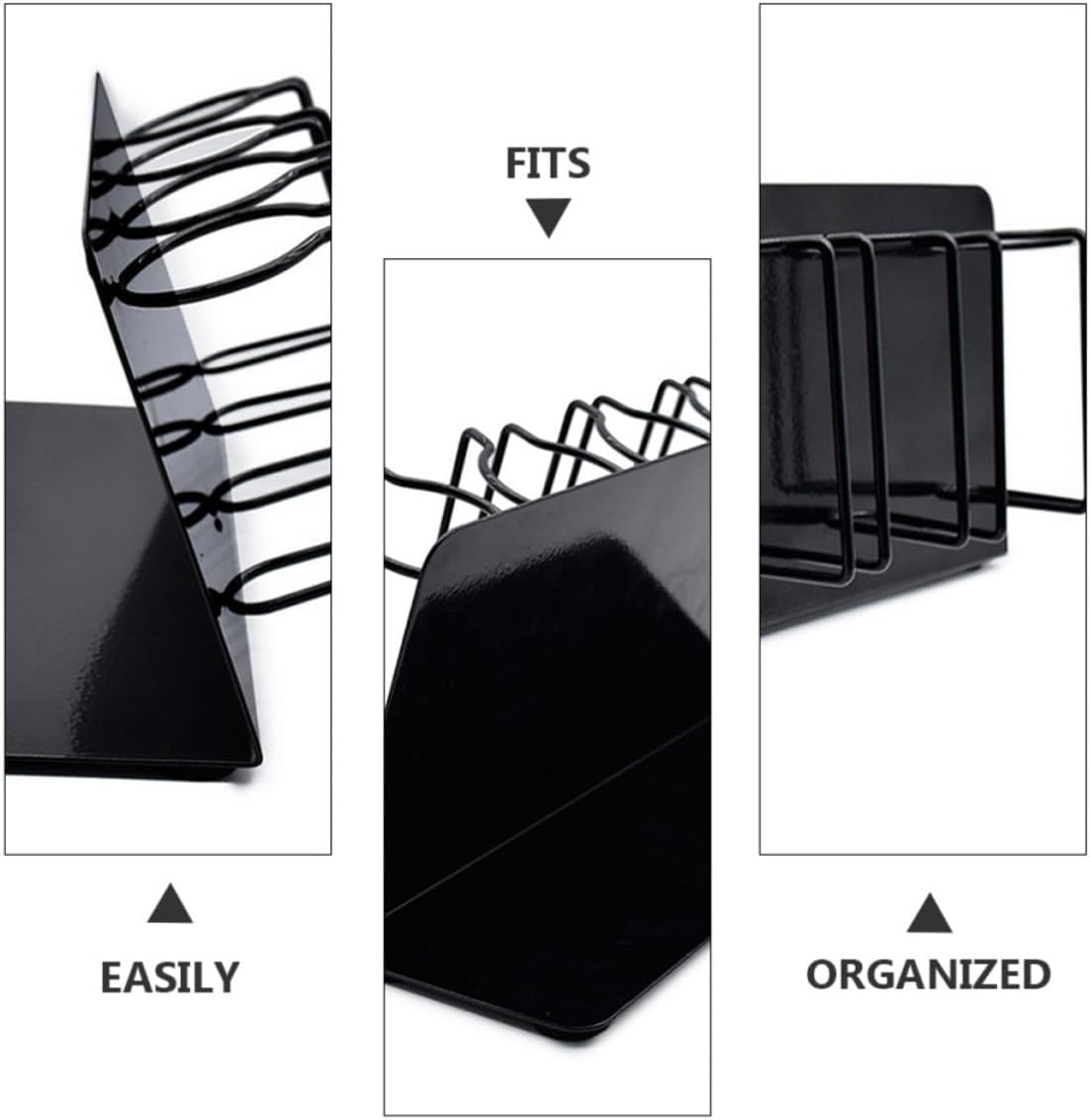 Zerodeko Hair Clipper Stand Holder Wall Mounted Rack Black Stainless Steel