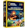 National Geographic Earth Science Kit 100+ Science Experiments & Activities for Kids, Crystal Growing, Volcano Science Kit, Rock Collection, STEM Project Toy for Boys & Girls