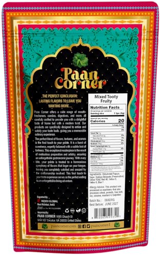 Paan Corner Mixed Tooty Fruity Papaya 4.23 oz miniatura 2