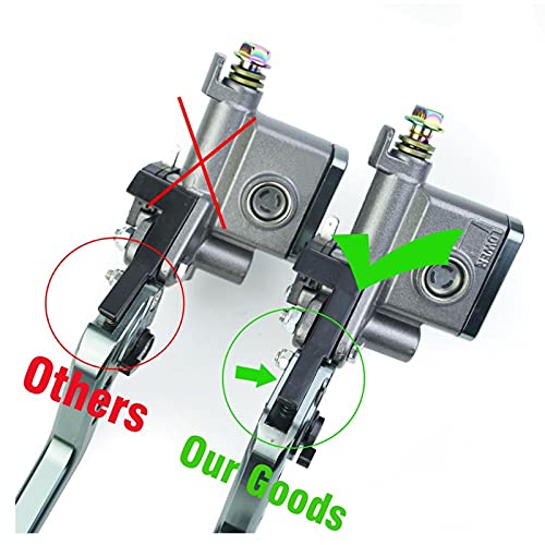 EEASSA Motocicleta embreagem freio guidão bomba de freio cilindro mestre alavanca de motocicleta gui