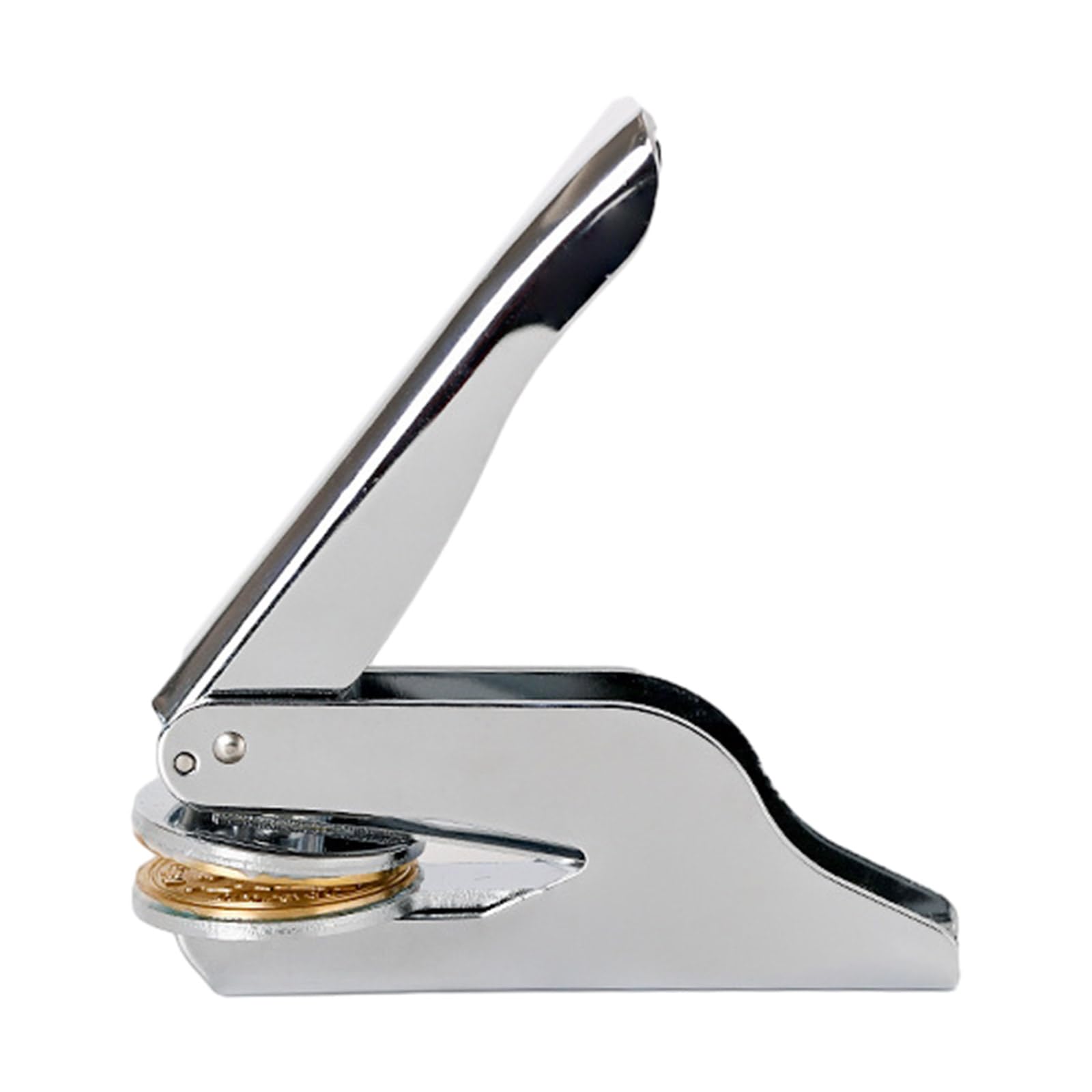 Timbro in rilievo, in acciaio inox, per buste di libri, decorazioni regalo, effetto goffratura