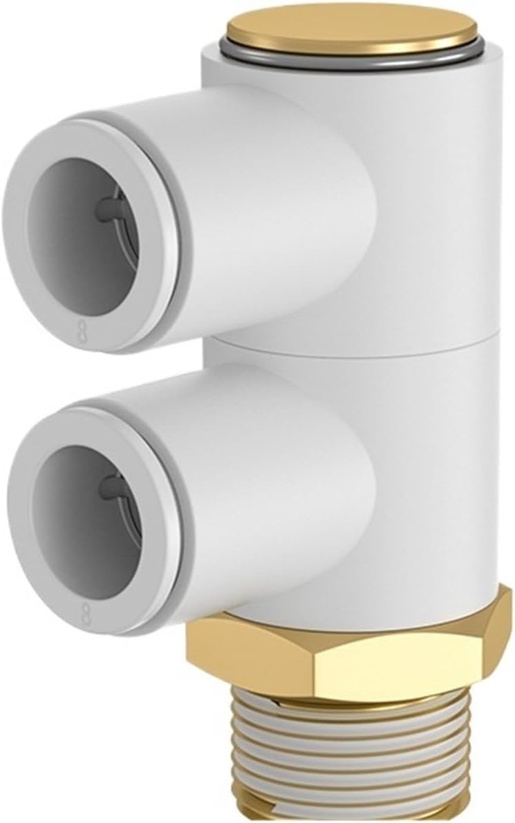 Single Head 3 Sets KQ2VT04/06-01 08-02S 10-04S Tracheal Quick Connector 1Pcs(S-KQ2VD04-03S)