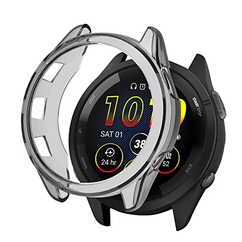 Cover Compatibile con Garmin Forerunner 265 Morbida Pellicola Protettiva Custodia Resistente Antigraffio Case per 265 tpu nero