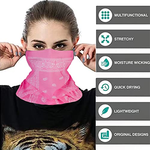 Image of Neck Gaiter Masks Tube Scarf,Seamless Bandanas Buffs Gators,Ourdoor Face Mask Face Covering Multi Headwear