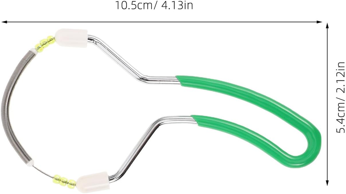 LABRIMP 3pcs Facial Hair Removal Epilator for Women Manual Spring Face Lip Hair Remover for Sensitive Skin