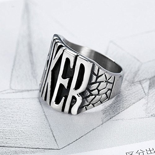 Image of Genuine Stainless Steel Ring Jewelry for Men Fashion Punk Biker Skull Rings