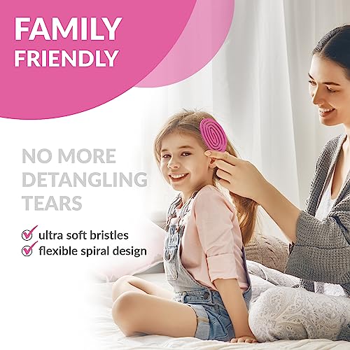 marQus Detangling Hair Brush for Women and Men, With Ultra-Soft, Flexible Bristles and Body, Glides Through Tangles with Ease - Image 4