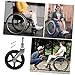 LRXIYODE 1Set Wheelchair Replacement Wheels with Bearings Durable Front Wheels for and Control Easy Installation Compatible with Various