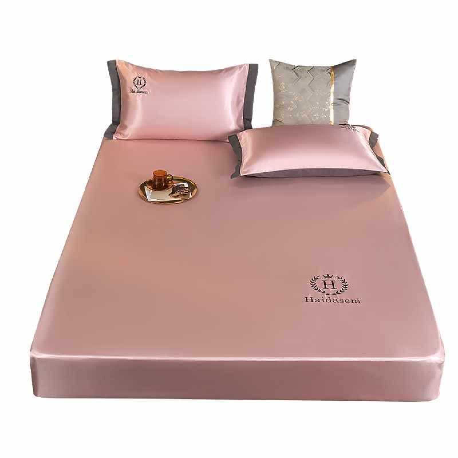 Süßigkeiten Bettwäsche-Set Queen Size – Rosa, Mit Eis & Kuchen, 3-teilig, Ultraweich