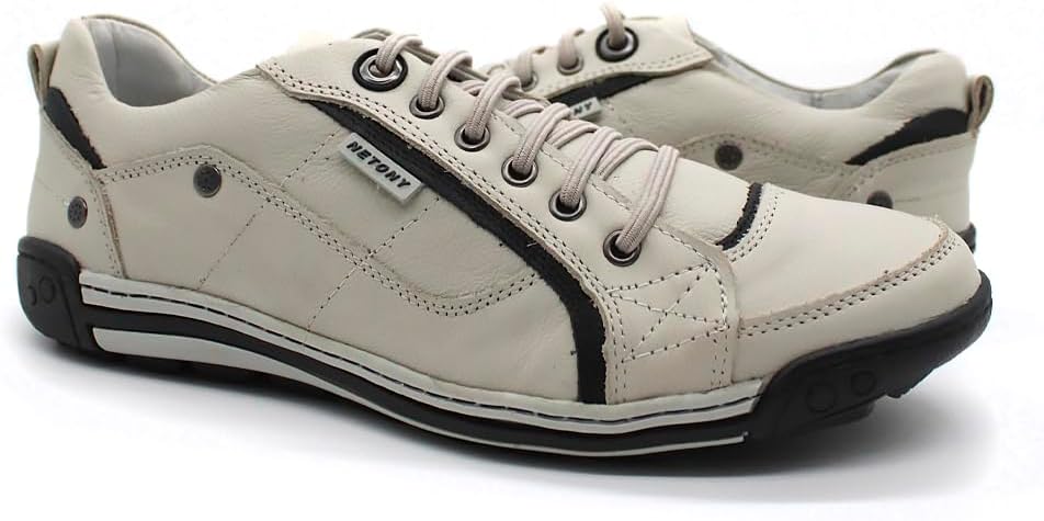 Sapatênis Masculino Couro Legítimo Venice Palmilha de Gel Conforto 5805 Sapatênis Masculino Couro Legítimo Venice Palmilha de Gel Conforto 5805
