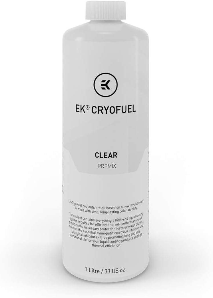 EKWB EK-CryoFuel Clear Premix Coolant (1L) + Loop Cleaner + Superflush Concentrate Combo