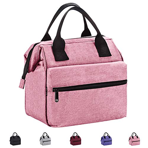 Srise Lunch Bag Insulated Lunch Box, Wide-Open Meal Prep Lunch Tote Bags Durable