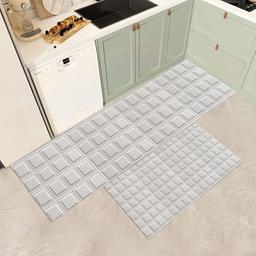 Alfombras de cocina lavables MGDIFYXAA antideslizantes para proteger suelos de grasa 2