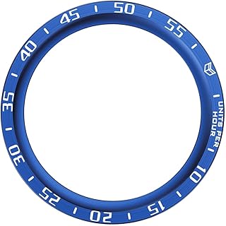 ULTECHNOVO Anel Da Moldura Do Relógio Protetor Da Moldura Do Relógio Capa Da Moldura Do Smartwatch Compatível Galaxy Watch5 Pro Moldura Protetora Anti-Riscos (Azul)