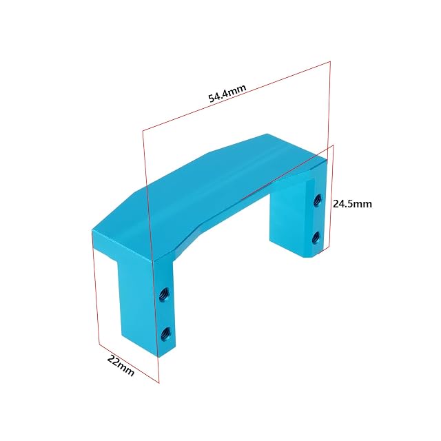 Foto 4 de 7 de LT Easiyl 1 soporte servo de aluminio compatible con chasis T-Amiya TT-02 OE 54977 RC Car Servo Holder RC Car…