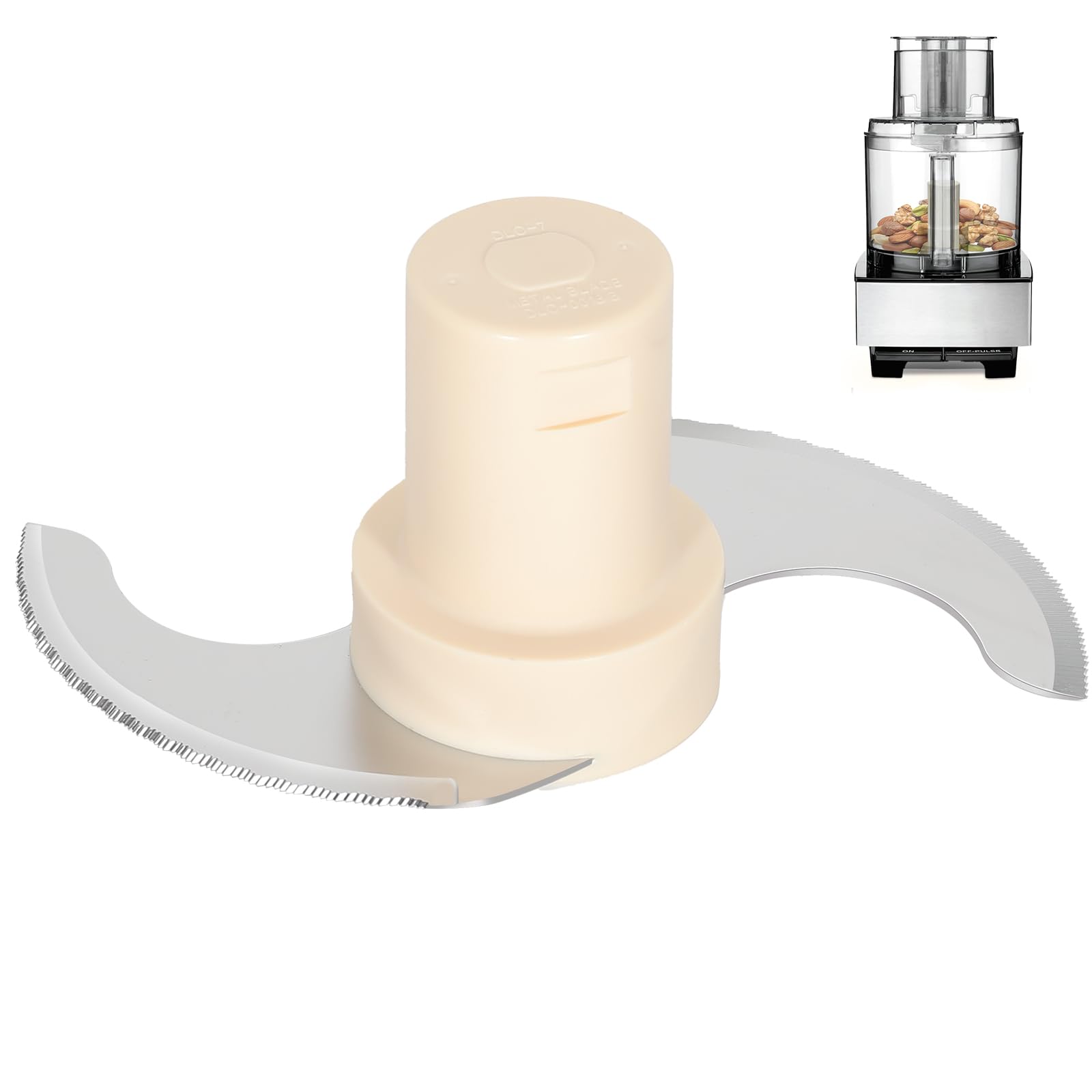 Lama Triturante In Acciaio Inox DLC-001TXB Per Robot Da Cucina Cuisinart 14 Tazze – Sostituto Per DFP-14, DLC-7, MP-14