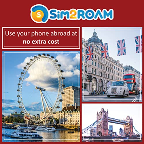 Vodafone Uk Sim Card - 40Gb At 4G Lte High Speed Data + Unlimited Uk Minutes & Texts | United Kingdom Sim Card #TOP3