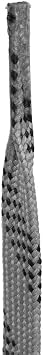 Elite Hockey Prolace Waxed Hockey Laces (Silver Grey, 120)